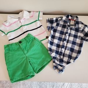 Janie and Jack Baby Outfit and Bgosh Onesie